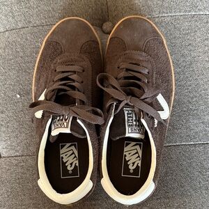 Vans Women’s Chocolate Brown Suede Sneakers